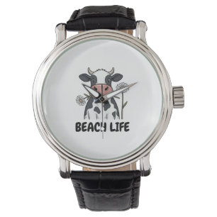 Montre Conception de T-Shirt de gravure vintage de vache