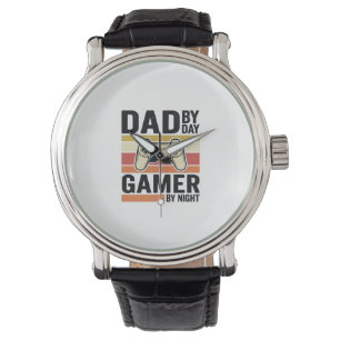 Montre Conception de T-Shirt de manette vintage de joueur