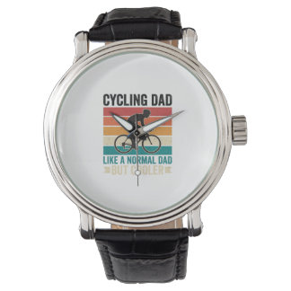 Montre Conception de T-shirt de papa cycliste vintage pou