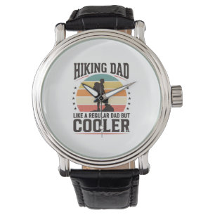 Montre Conception de T-shirt de randonnée Papa Vintage Co