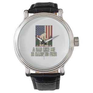 Montre Conception de T-shirt Drapeau Américain Vintage Bi