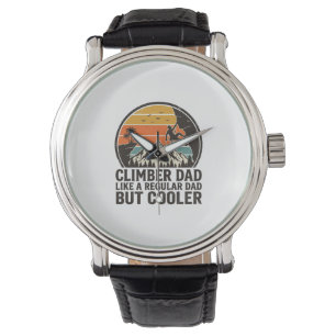 Montre Conception de T-Shirt drôle de père grimpeur vinta