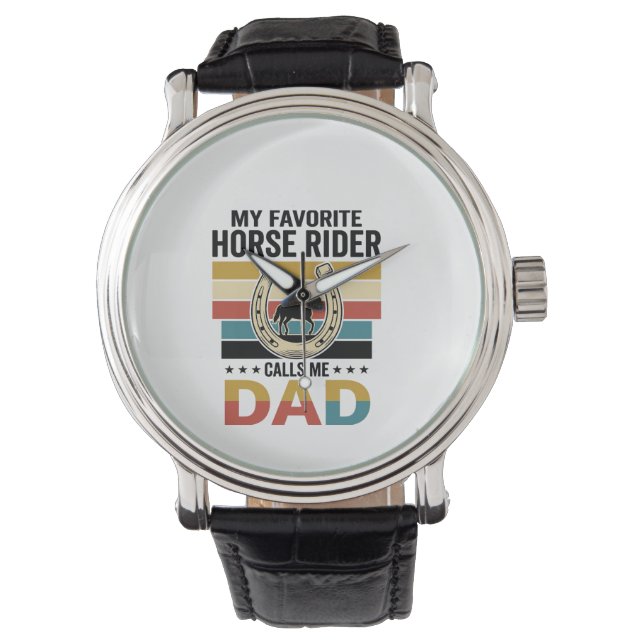 Montre Conception de t-shirt Mon cavalier de cheval préfé (devant)