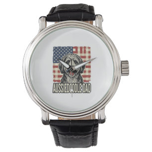 Montre Conception de t-shirt pour chien vintage patriotiq