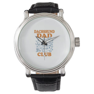 Montre Conception de T-shirt pour club de papas teckel vi