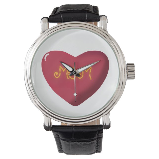 Montre Conception de typographie maman, texte d'art de ci (devant)