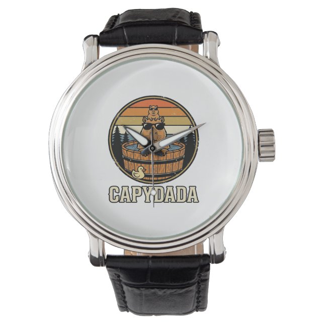 Montre Conception de vecteur de baignoire rétro Capydada  (devant)