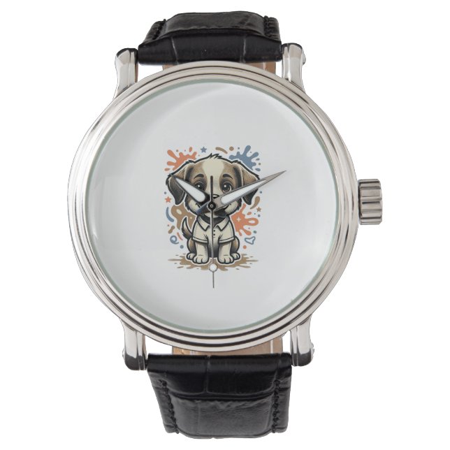 Montre Conception de vecteur de gravure d'éclaboussure de (devant)