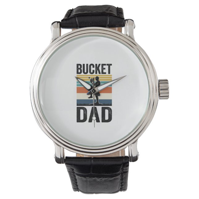 Montre Conception de vecteur de père de baseball rétro de (devant)