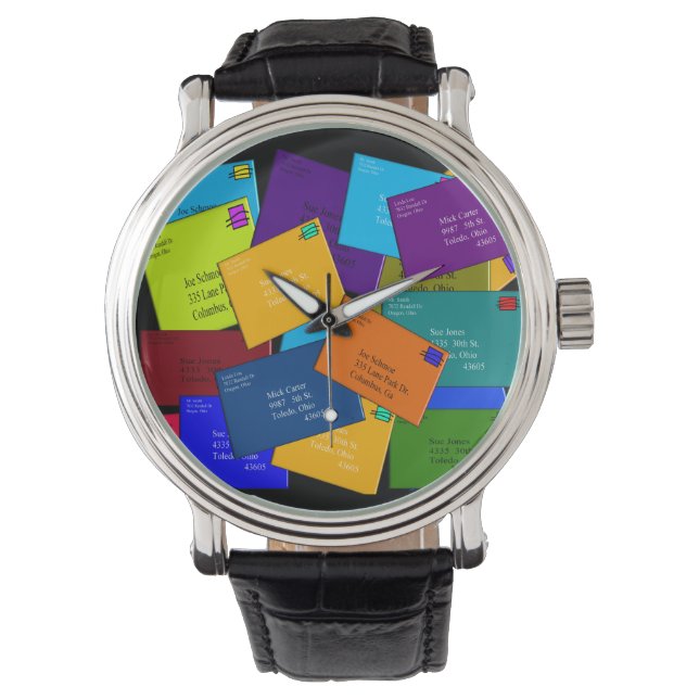 Montre Conception des lettres de surveillance des travail (devant)