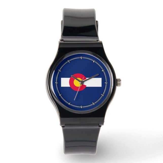 Montre Conception du drapeau de l'État du Colorado (Recto)