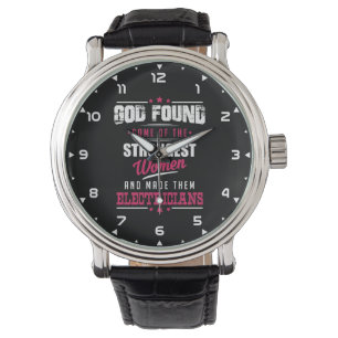 Montre Conception hilare de profession d'électriciens