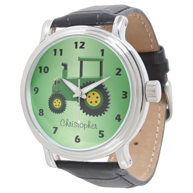Montre Conception personnalisée d'un tracteur (Incliné)
