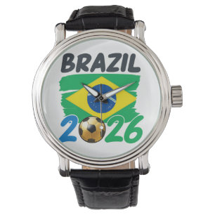 Montre Conception pour les fans de football brésiliens 20