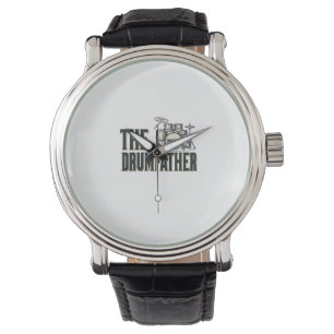 Montre Conception vectorielle de citation de batteur Drum