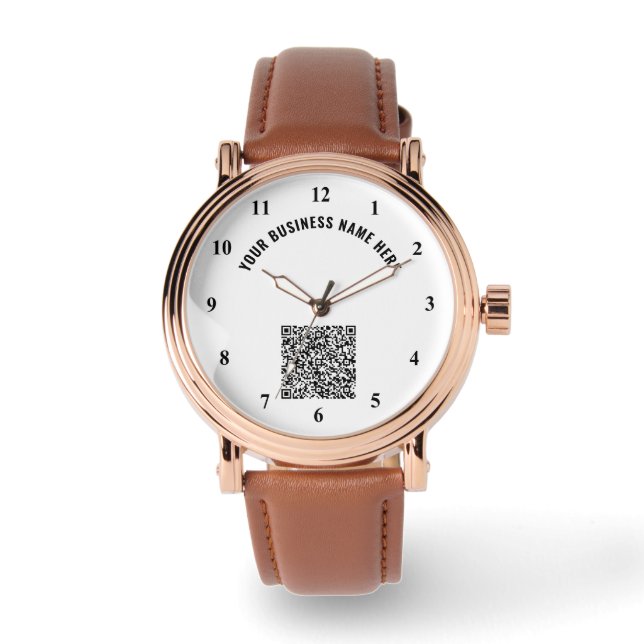 Montre Concevez votre propre code QR Modèle de surveillan (Recto)