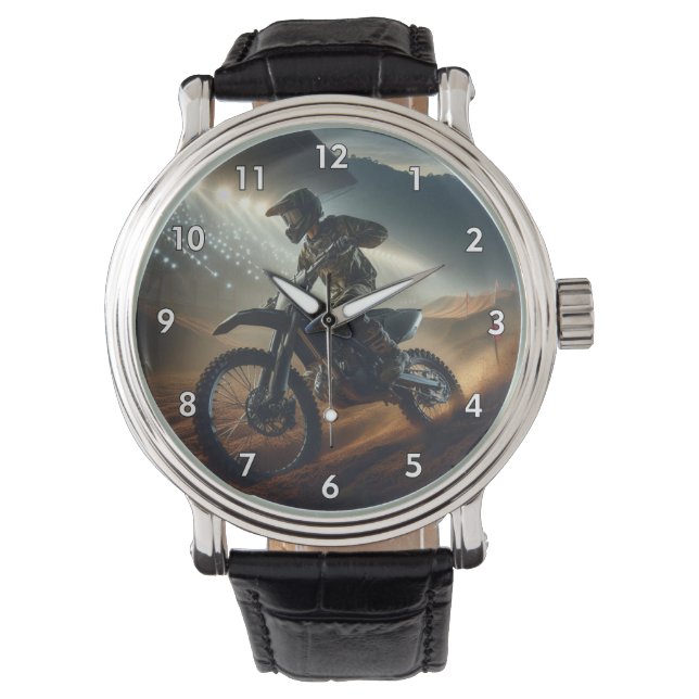 Montre Concurrence MotoCross très Cool Rendu numérique (devant)