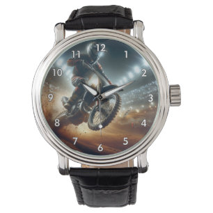 Montre Concurrence MotoCross très Cool Rendu numérique