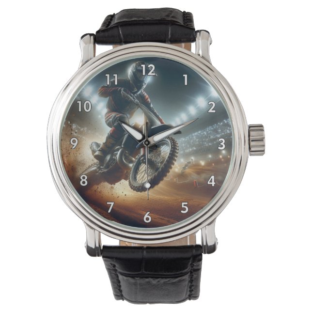 Montre Concurrence MotoCross très Cool Rendu numérique (devant)