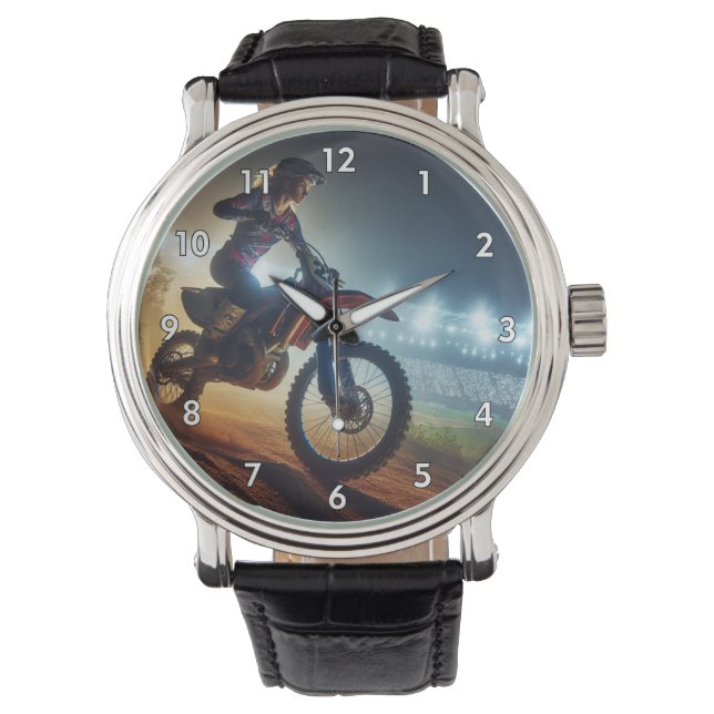 Montre Concurrence MotoCross très Cool Rendu numérique (devant)
