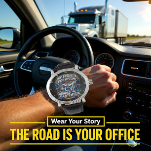 Montre Conducteur de Camion Américain, Vétéran, Fier