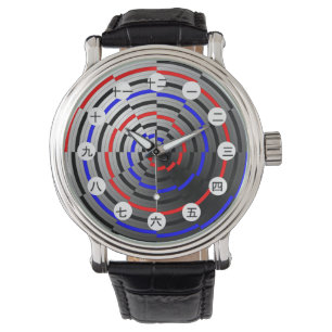 Montre Cône spirale (face japonaise) par Kenneth Yoncich