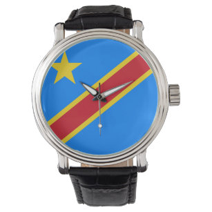 Montre Congo - Drapeau République démocratique du Congo