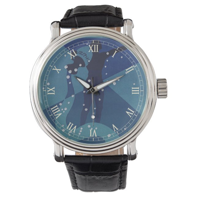 Montre Constellation Aquarius, Astrologie Vintage Zodiaqu (devant)