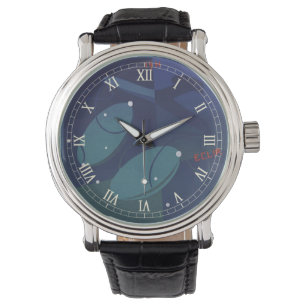 Montre Constellation de la Balance Zodiaque Vintage Astro