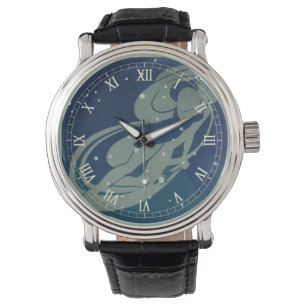 Montre Constellation de la Vierge Zodiaque Vintage Astrol