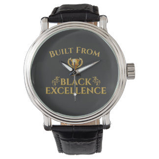 Montre Construit sur l'héritage de l'excellence noire