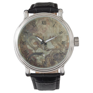 Montre Conte de fées vintage, La Sirène par Edmund Dulac
