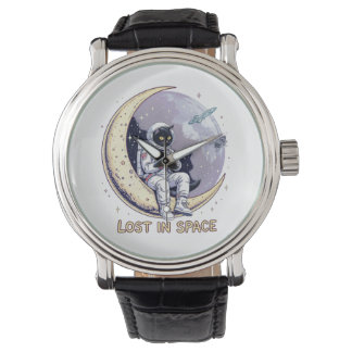 Montre Contemplation cosmique du chat