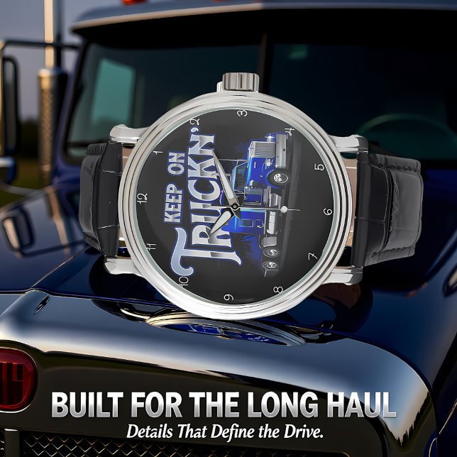 Montre Continuez à rouler Blue Rig (Créateur téléchargé)