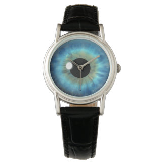 Montre Cool Blue Eye Iris Eyeball Custom Wrist Watch