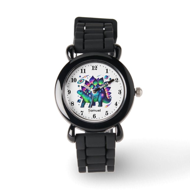 Montre Cool Boys Cosmic Dinosaur add name  (Recto)