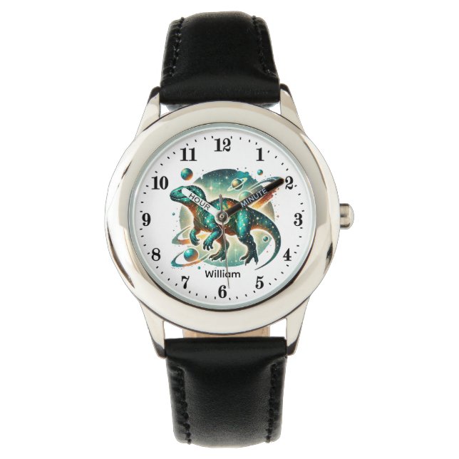 Montre Cool Boys Cosmic Dinosaur add name (devant)