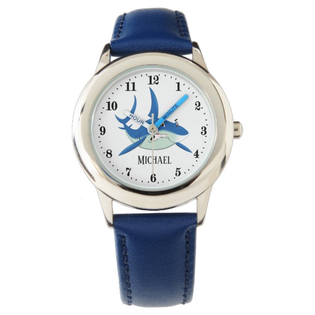 Montre cool boys requin watch ajouter nom (devant)