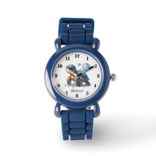 Montre Cool boys sea turtle ajouter le nom
