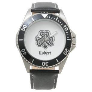 Montre Cool branché Irlandais shamrock chanceux personnal