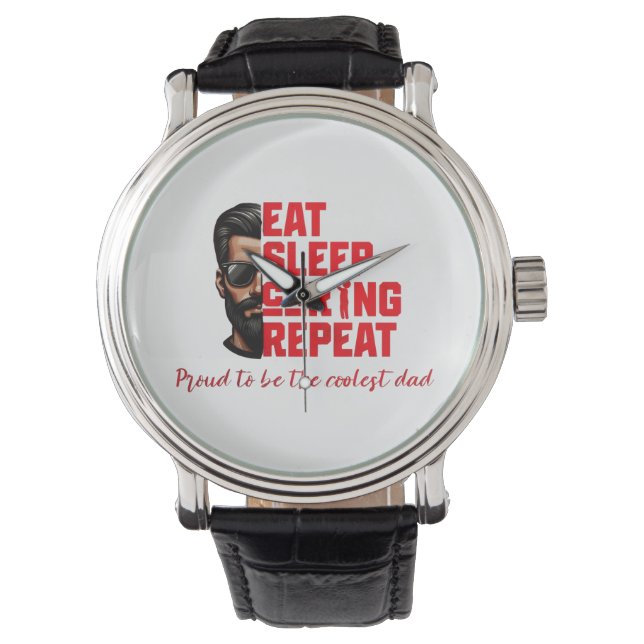 Montre Cool Dad T-shirt Design (devant)