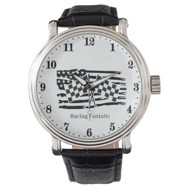 Montre Cool de course fanatique hommes regarder (devant)