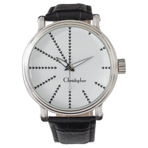 Montre Cool de design moderne unique Élégant Mens Monog