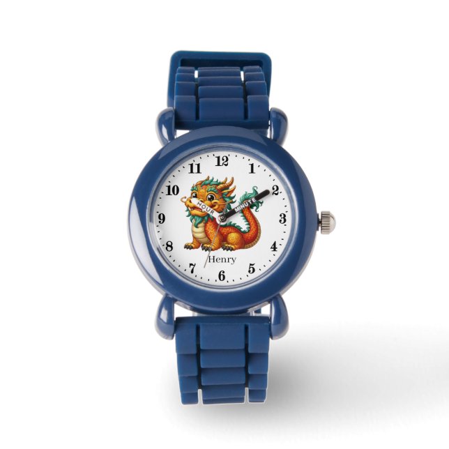 Montre Cool Dragon ajouter nom (Recto)