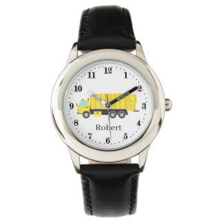 Montre Cool enfants camion à ordures ajouter nom
