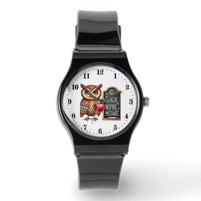 Montre Cool Enseigner inspirer motiver  (Recto)