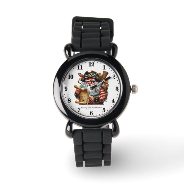 Montre Cool garçons pirate petit chasseur de trésor (Recto)