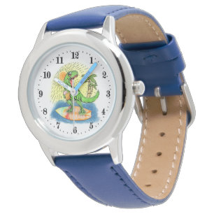 Montre cool garçons plage dinosaure été