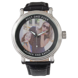 Montre Cool MEILLEUR PAPA JAMAIS Fête des pères moderne P
