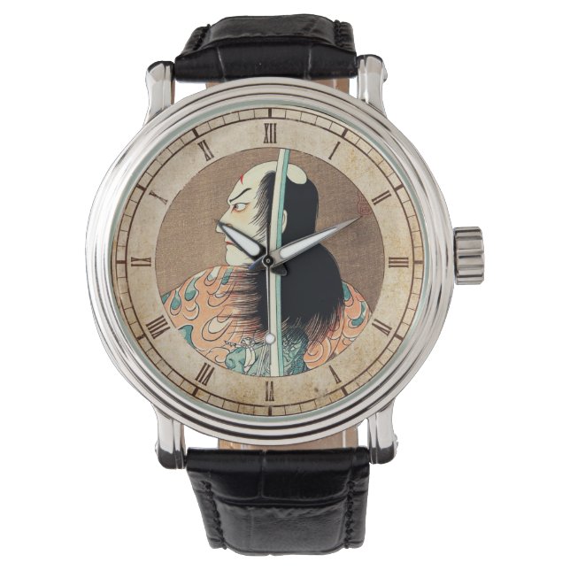 Montre Cool oriental japonais Natsumatsuri Danschich art (devant)